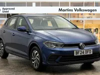 Second-hand VW Polo Life 80 CP (58 kW) 2024 Albastru Hatchback