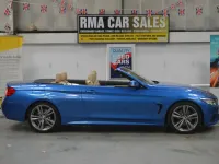 Used BMW 420 Cabriolet M Sport 181 HP (133 kW) 2014 Blue Cabriolet