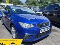 Used Seat Ibiza SE 75 HP (55 kW) 2017 Blue Hatchback