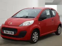 Used Peugeot 107 Access 68 HP (50 kW) 2014 Red Hatchback