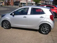 Used Kia Picanto 2024 Moondust silver metallic Hatchback