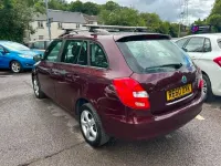 Used Skoda Fabia SE 105 HP (77 kW) 2010 Maroon Estate