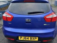 Used Kia Rio 109 HP (80 kW) 2014 Blue Hatchback