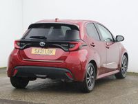 Used Toyota Yaris Hybrid Design 2021 Red Hatchback