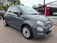 Used Fiat 500 Lounge 69 HP (50 kW) 2019 Grey Cabriolet