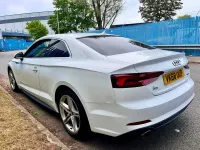 Used Audi A5 S-Line 190 HP (139 kW) 2018 White Coupe