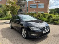 Used Seat Leon FR 150 HP (110 kW) 2015 Black Hatchback