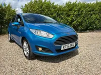 Used Ford Fiesta Zetec 2016 Blue Hatchback