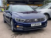 Used VW Passat R-line 2018 Blue Sedan