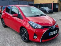Used Toyota Yaris Design 101 HP (74 kW) 2016 Red Hatchback