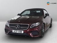 Used Mercedes E300 AMG line 2021 Red Cabriolet