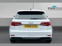 Used Audi A3 S-Line 150 HP (110 kW) 2018 Glacier white Sedan
