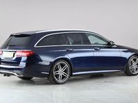 Used Mercedes E220 AMG line 194 HP (142 kW) 2018 Blue Estate