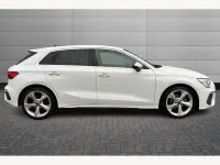 Used Audi A3 S-Line 110 HP (80 kW) 2023 Glacier white Hatchback
