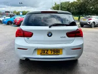 Used BMW 120 Sport Line 2015 White Hatchback
