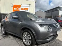Begagnad Nissan Juke Tekna 110 HK (80 kW) 2016 Grå SUV