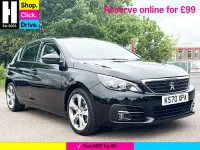 Używany Peugeot 308 Allure 130 KM (95 kW) 2020 Czarny Hatchback