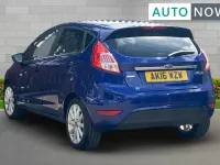 Used Ford Fiesta Titanium 99 HP (72 kW) 2016 Blue Hatchback