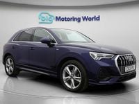 Begagnad Audi Q3 S-Line 150 HK (110 kW) 2021 Blå SUV