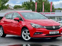 Used Vauxhall Astra SRi 150 HP (110 kW) 2017 Red Hatchback