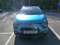 Begagnad Citroën C3 PureTech 82 HK (60 kW) 2023 Blå Halvkombi