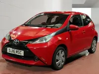 Used Toyota Aygo X-play 69 HP (50 kW) 2016 Red Hatchback