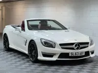 Used Mercedes SL63 AMG AMG 2015 White Cabriolet