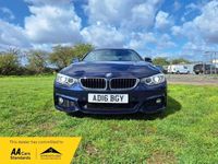 Used BMW 430 Cabriolet M Sport 252 HP (185 kW) 2016 Blue Cabriolet