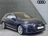 Used Audi A3 S-Line 150 HP (110 kW) 2022 Blue Sedan
