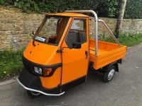 New Piaggio APE 2025 Orange Pickup