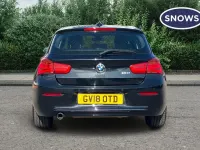 Used BMW 118 Sport Line 136 HP (100 kW) 2018 Black Hatchback