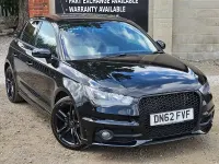 Used Audi A1 S-Line 105 HP (77 kW) 2012 Black Hatchback