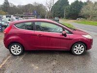 Used Ford Fiesta Zetec 2008 Red Hatchback
