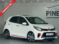 Used Kia Picanto GT-Line S 83 HP (61 kW) 2017 White Hatchback