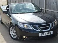 Begagnad Saab 9-3 Cabriolet Linear 2011 Svart Cab