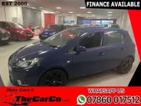 Used Vauxhall Corsa SRi 75 HP (55 kW) 2018 Blue Hatchback