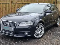 Used Audi A3 Sportback S-Line 2009 Black Hatchback