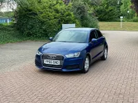 Used Audi A1 116 HP (85 kW) 2015 Blue Hatchback