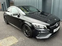 Used Mercedes CLA200 AMG line 2019 Black Coupe