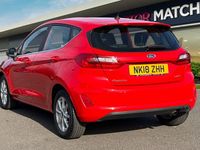 Used Ford Fiesta Zetec 2018 Red Hatchback
