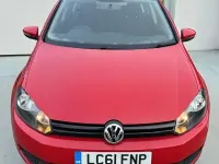 Used VW Golf VI S 105 HP (77 kW) 2011 Red Hatchback