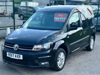 Used VW Caddy Highline 102 HP (75 kW) 2017 Black MPV
