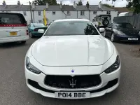 Used Maserati Ghibli 410 HP (301 kW) 2014 White Sedan