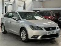 Used Seat Leon SE 110 HP (80 kW) 2016 Silver Estate