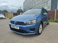 Used VW Golf Sportsvan SE 125 HP (91 kW) 2016 Blue MPV