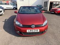 Used VW Golf Cabriolet SE 105 HP (77 kW) 2015 Red Cabriolet