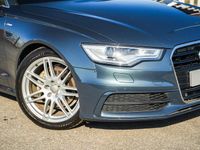 Used Audi A6 S-Line 204 HP (150 kW) 2014 Blue Sedan