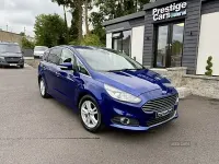 Used Ford S-MAX Titanium 150 HP (110 kW) 2018 Blue MPV