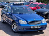 Used Mercedes C180 Classic 143 HP (105 kW) 2007 Blue Sedan