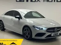 Used Mercedes CLA180 AMG Line Premium 136 HP (100 kW) 2023 White Coupe